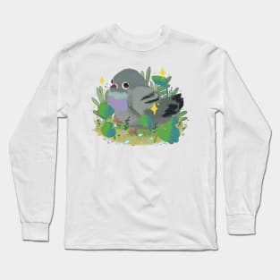 Cute Pigeon illustration Long Sleeve T-Shirt